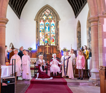 Our Mock Coronation of King Charles III at St Andrew's Church