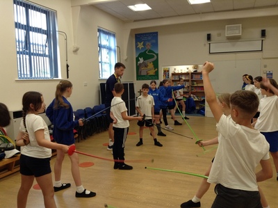 KS2 Fencing with Mr Kershaw - Premier Education