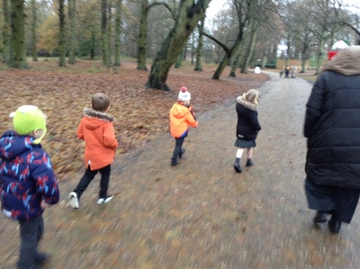 Reception children at Normanby Park Christmas 2023