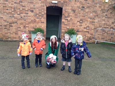 Reception children at Normanby Park Christmas 2023